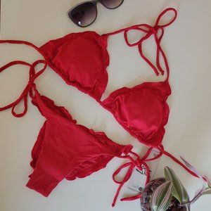 Brazilian Bikini Red